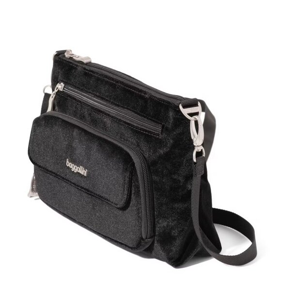 baggallini Black Velvet Original Everyday Bag/NWT - Picture 2 of 15